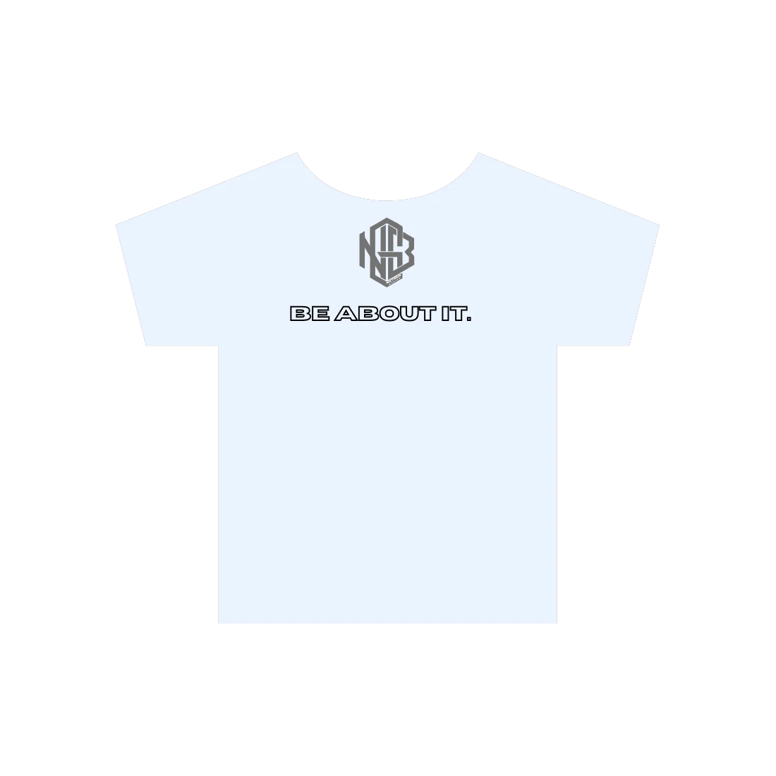 Be About It Tee (White), front